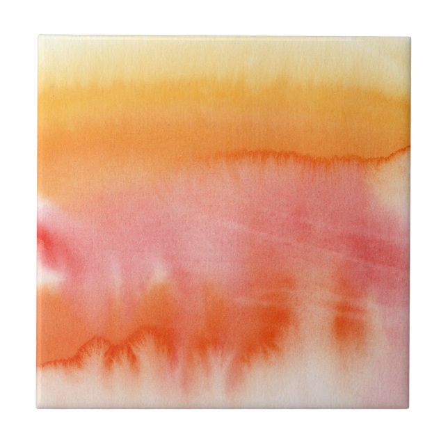 Abstract watercolor hand painted background 17 tile (Front)