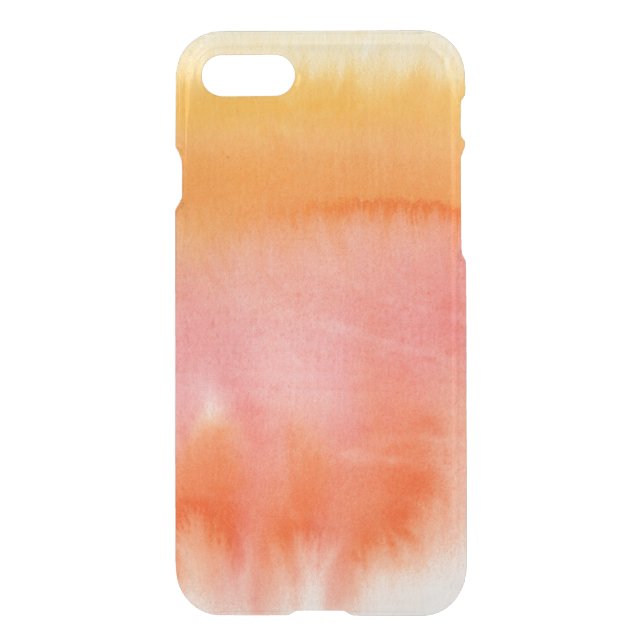 Abstract watercolor hand painted background 17 uncommon iPhone case (Back)