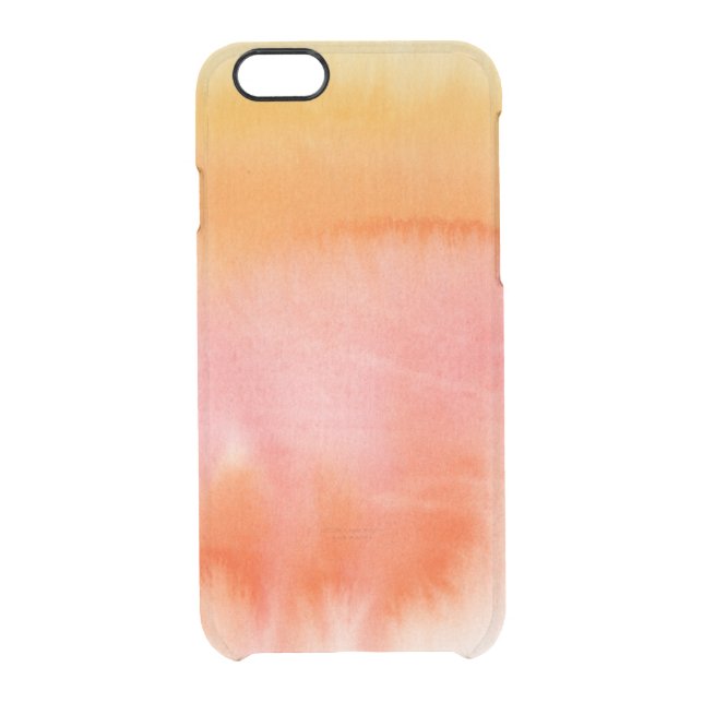 Abstract watercolor hand painted background 17 uncommon iPhone case (Back)