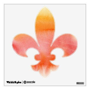Abstract watercolor hand painted background 17 wall sticker