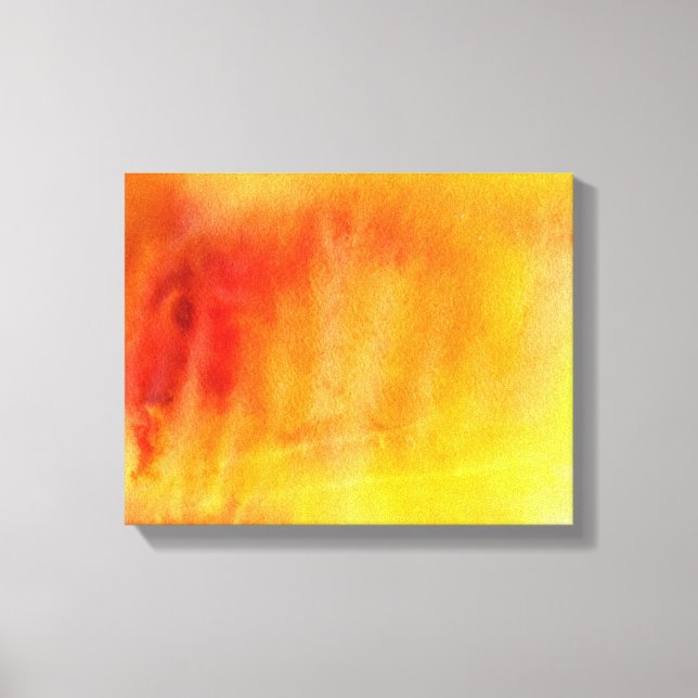 Abstract watercolor hand painted background 19 canvas print (Front)