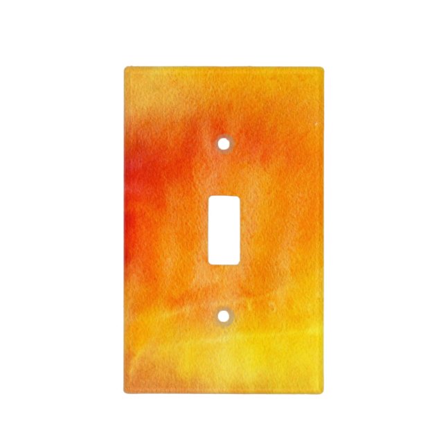 Abstract watercolor hand painted background 19 light switch cover (Front)
