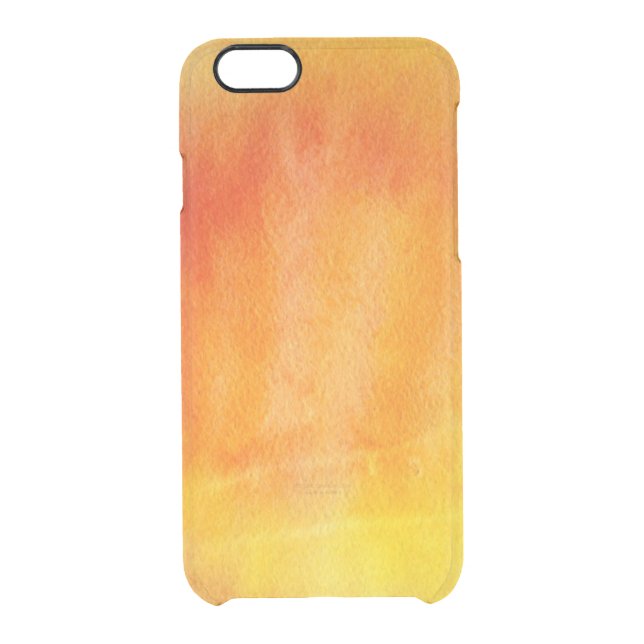 Abstract watercolor hand painted background 19 uncommon iPhone case (Back)