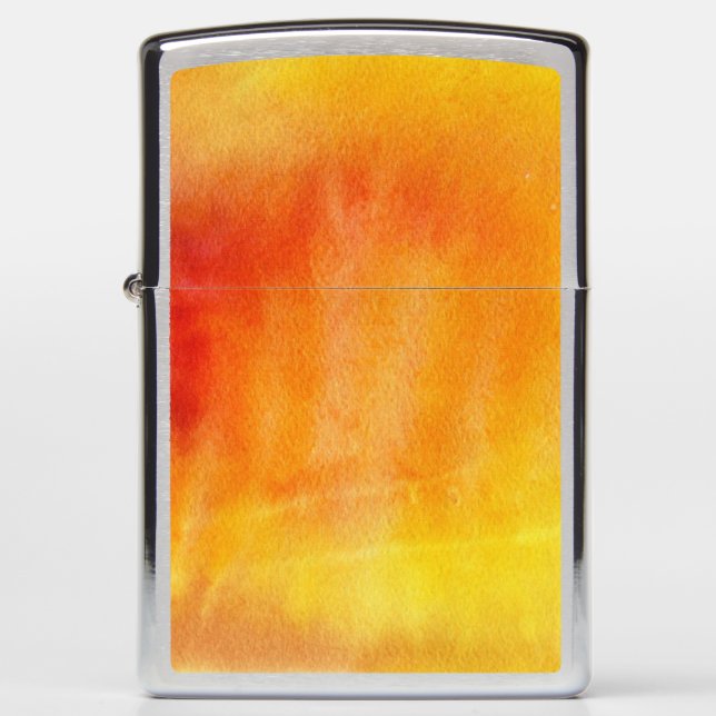 Abstract watercolor hand painted background 19 zippo lighter (Front)