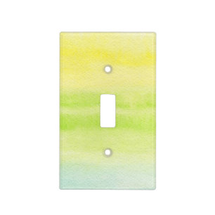 Abstract watercolor hand painted background 2 3 light switch cover