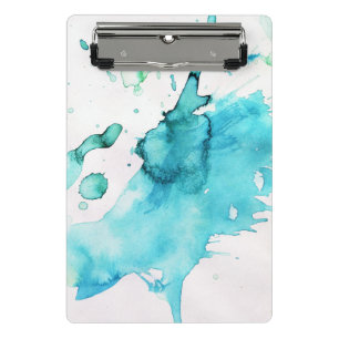 Abstract watercolor hand painted background 2 mini clipboard