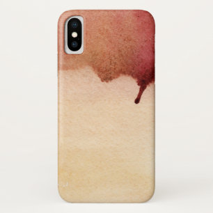 Abstract watercolor hand painted background 3 2 iPhone x case