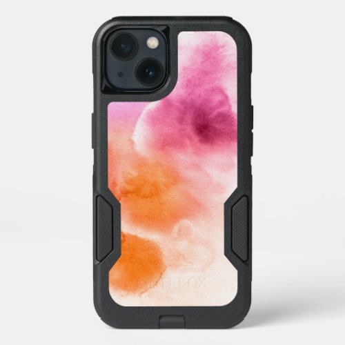 Abstract watercolor hand painted background 3 2 iPhone 13 case