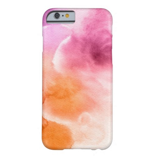 Abstract watercolor hand painted background 3 barely there iPhone 6 case