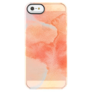 Abstract watercolor hand painted background 3 permafrost iPhone SE/5/5s case