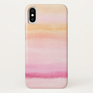 Abstract watercolor hand painted background 4 iPhone x case