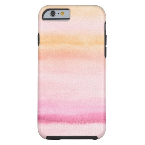 Abstract watercolor hand painted background 4 tough iPhone 6 case