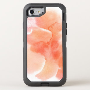Abstract watercolor hand painted background 4 OtterBox defender iPhone SE/8/7 case