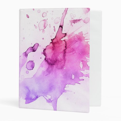 Abstract watercolor hand painted background 5 2 mini binder