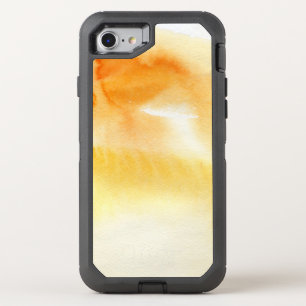 Abstract watercolor hand painted background 5 4 OtterBox defender iPhone SE/8/7 case