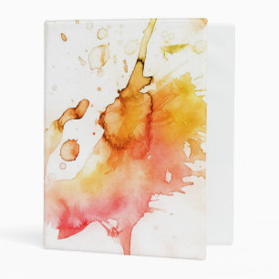 Abstract watercolor hand painted background 5 mini binder