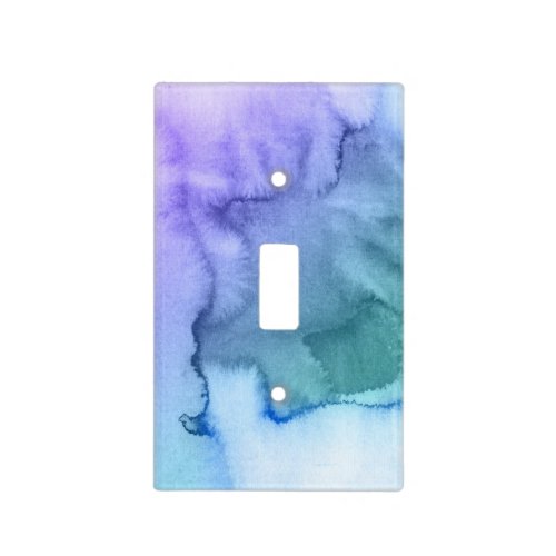 Abstract watercolor hand painted background 6 light switch cover