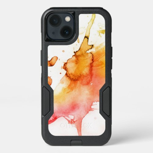 Abstract watercolor hand painted background 6 iPhone 13 case