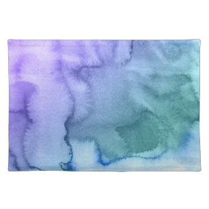 Abstract watercolor hand painted background 6 placemat