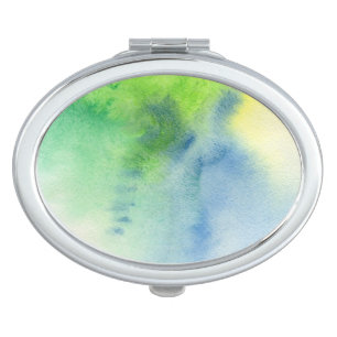 Abstract watercolor hand painted background 8 makeup mirror