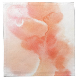 Abstract watercolor hand painted background napkin