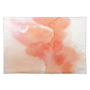 Abstract watercolor hand painted background placemat