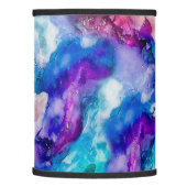 Abstract watercolor lamp shade (Left)