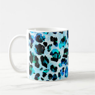 Abstract Watercolor Leopard Skin Pattern Coffee Mug