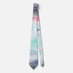 Abstract Watercolor Neck Tie