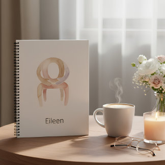 Abstract Watercolor Notebook for Mom