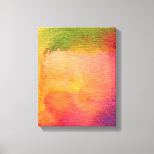 Abstract watercolor painted background canvas print
