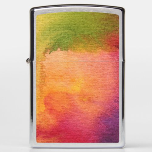 Abstract watercolor painted background zippo lighter