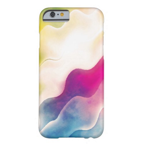 Abstract watercolor painting barely there iPhone 6 case