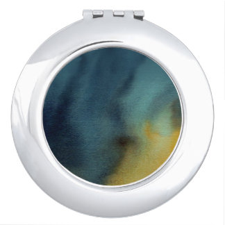 Abstract Watercolor Painting Compact Mirror