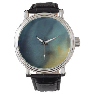 Abstract Watercolor Painting Watch