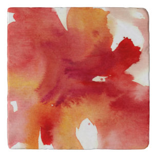 Abstract watercolor paintings trivet
