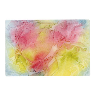 Abstract Watercolor Pattern Placemat