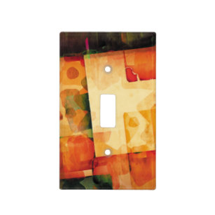 Acrylic Paint Wall Plates Light Switch Covers Zazzle Abstract Watercolor Print Light Switch Cover