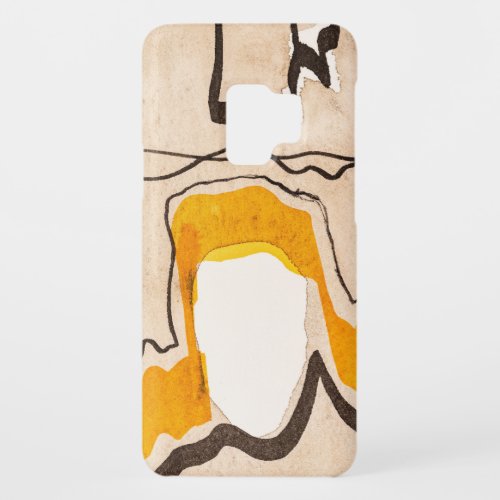 Abstract watercolor ribbon meandering pattern Case_Mate samsung galaxy s9 case