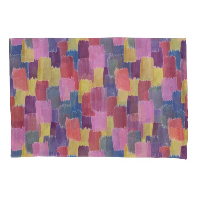 Abstract watercolor: seamless splash background. pillow case (Front)