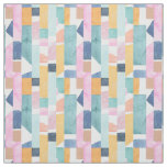 Abstract Watercolor Shape Pattern Fabric