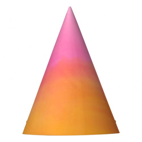 Abstract Watercolor Soft Background Party Hat