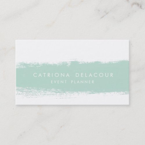 Abstract Watercolor Splash Business Card