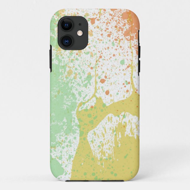 Abstract Watercolor Splatter iPhone 5 Case (Back)