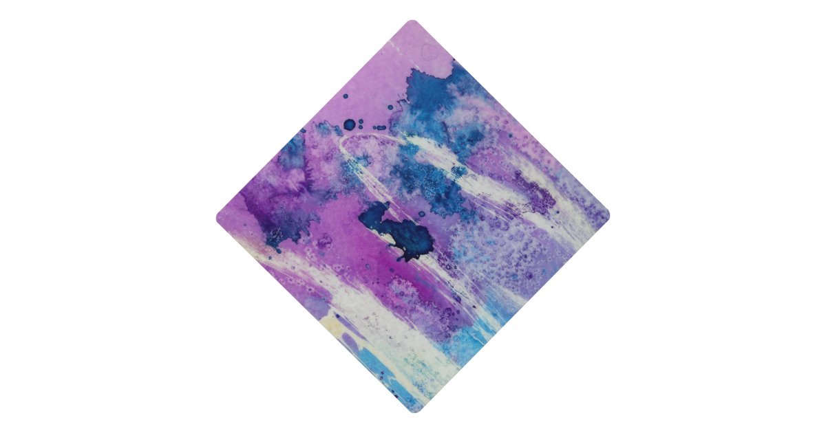 Watercolor Purple Background Baseball, Zazzle