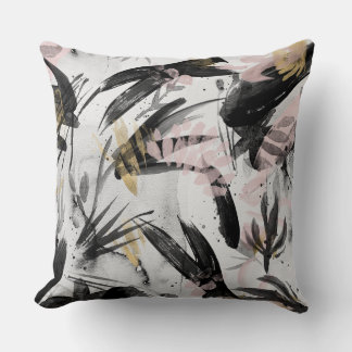 Abstract Watercolor  Throw Pillow