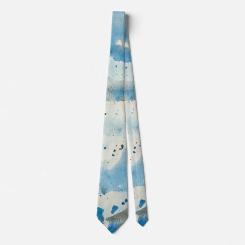 abstract watercolor tie