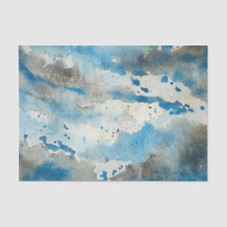 abstract watercolor tissue paper