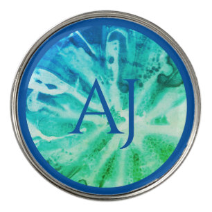 Abstract Watercolor Unique Golf Ball Marker