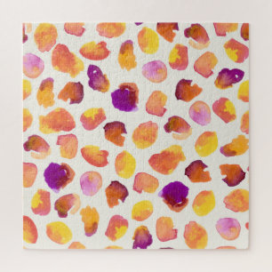 Abstract Watercolor Vintage Seamless Illustration Jigsaw Puzzle